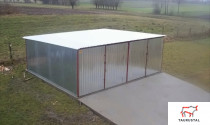 START 018 - plechová dvojgaráž 6 x 6 m-1-SK