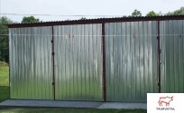 START 018 - plechová dvojgaráž 6 x 6 m-4-SK