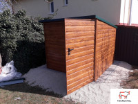 WOOD Z003 - záhradný domček z plechu v dekore dreva 2 x 2 m-2-SK