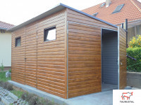 WOOD Z004 - záhradný domček z plechu v dekore dreva 3 x 5 m-2-SK
