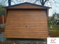 WOOD Z007 - záhradný domček z plechu v dekore dreva 3 x 4 m-3-SK