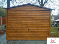 WOOD Z007 - záhradný domček z plechu v dekore dreva 3 x 4 m-4-SK