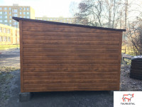 WOOD Z008 - záhradný domček z plechu v dekore dreva 5,5 x 3 m-5-SK